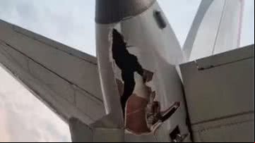 Aviões colidiram em Congonhas - Divulgação/X