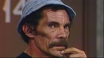 Ramón Valdés como Seu Madruga em 'Chaves' - Reprodução/Televisa Internacional