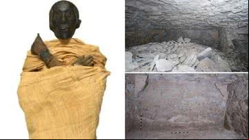 Túmulo do faráo Tutmés II - Museu Nacional da Civilização Egípcia