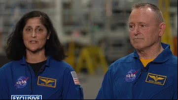Suni Williams e Butch Wilmore - Reprodução/Fox News