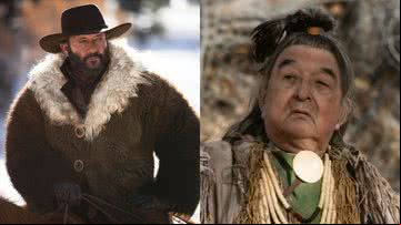 James Dutton (Tim McGraw) e Spotted Eagle (Graham Greene) em '1883' - Reprodução/Paramount