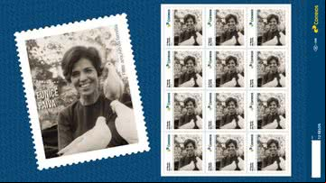 Selo em homenagem a Eunice Paiva - Divulgação/Correios