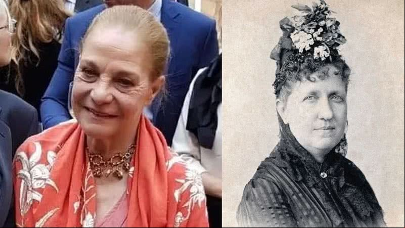Cristina de Orleans e Bragança era bisneta da princesa Isabel - Divulgação/Arquivo da família; Domínio Público/Museu Imperial