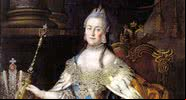 A imperatriz russa Catarina, a Grande - Aleksey Antropov via Wikimedia Commons