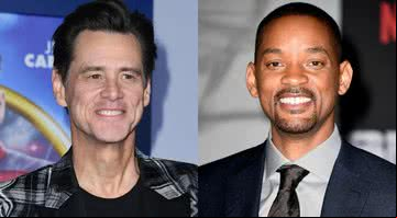 Os atores Jim Carrey e Will Smith - Getty Images