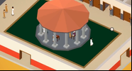 Cena do game O Último Banquete em Herculano  - Reprodução
