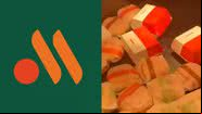 Logotipo e hambúrgueres do Vkusno & Tochka, substituto russo de McDonald's - Divulgação / Reprodução/YouTube/Poder360